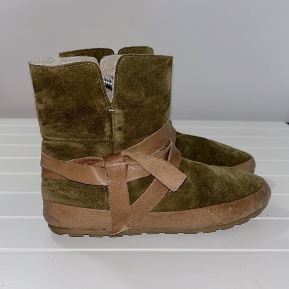 Isabel Marant Nygel Shearling Ankle Boots - Picture 5 of 12